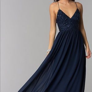 Navy blue prom / formal dress